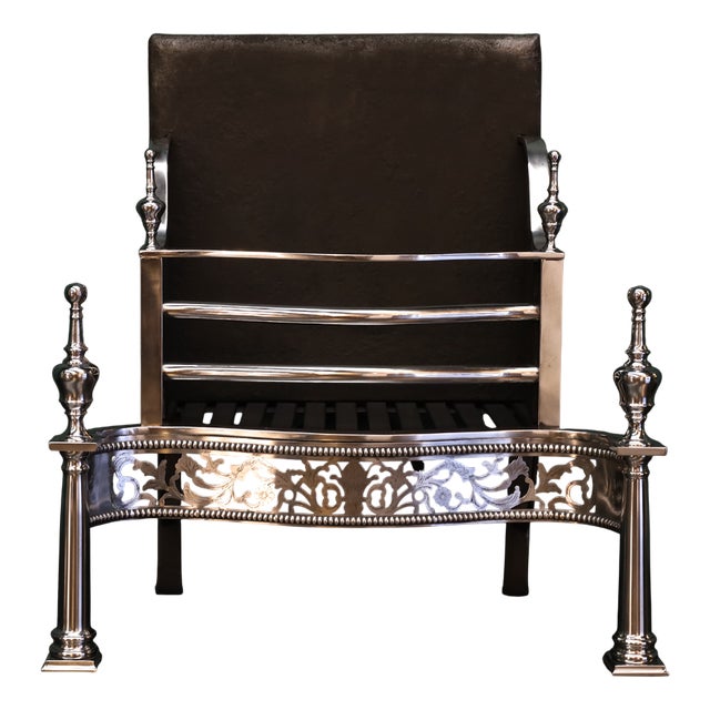 Free-Standing Steel Fire Grate, 1990 For Sale