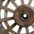 Farmhouse Antique Rustic Farmhouse Ox Cart Wheel on Stand For Sale - Image 3 of 4