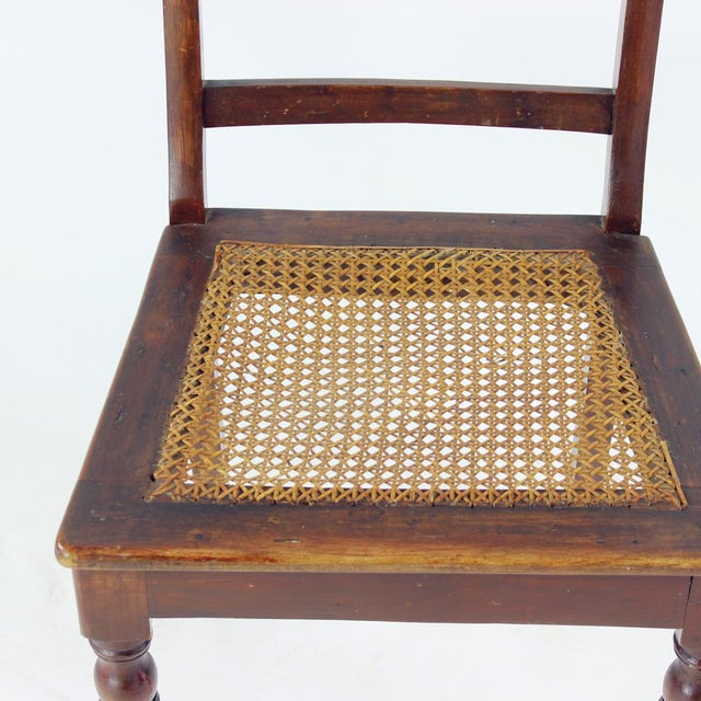 Wood & Cain Chair, Czechoslovakia, 1890s For Sale - Image 3 of 17