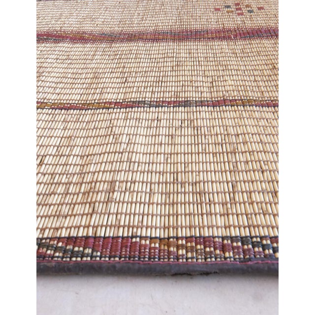 Tan 1970s Mauritania Tuareg Mat - 14.11 × 7.4 Ft For Sale - Image 8 of 12