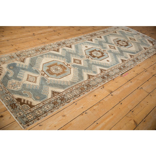 Vintage Distressed Malayer Rug Runner - 3'6" X 9'9" For Sale - Image 9 of 12