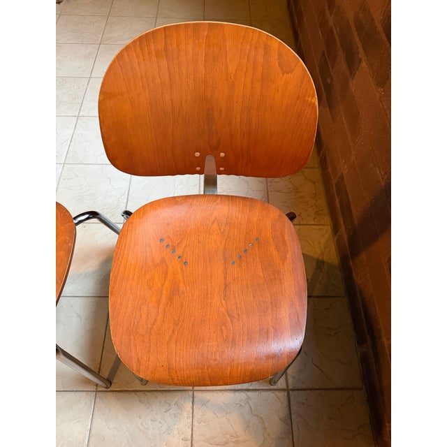 Set of Two Vintage Giancarlo Piretti Xylon Chairs for Krueger International (Ki) For Sale In Chicago - Image 6 of 11