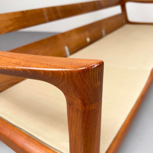 Wood Senator 3-Seater Sofa in Teak by Ole Wanscher for Cado, Denmark, 1970s For Sale - Image 7 of 13