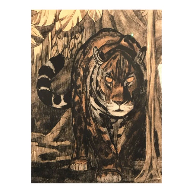 After Paul Jouve, Panthere 2, 1948, Engraving For Sale