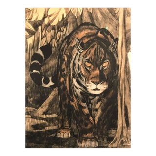 Gravure Panthere 2 1948 For Sale