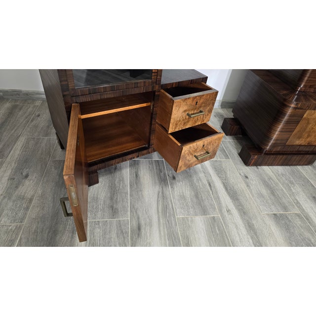 Office Furniture Set by Emil Gerstel, 1930s, Set of 3 For Sale - Image 3 of 18