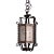 Vintage Italian Iron and Glass Lantern, 1960s For Sale