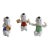 Chinese Bisque Porcelain Piano Babies Musical Figurines- Set of 3 For Sale