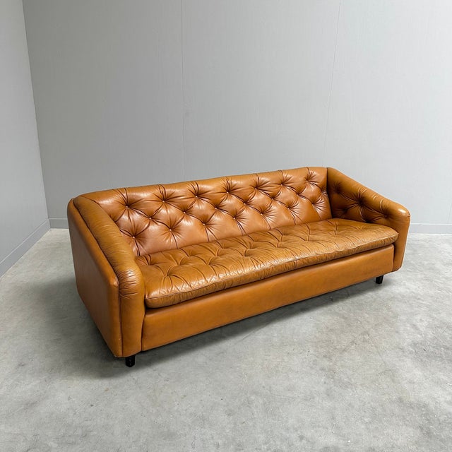 Brown Vintage Three-Seater C610 Sofa by Geoffrey Harcourt for Artifort, 1970s For Sale - Image 8 of 13