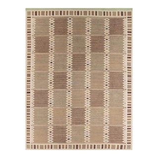 2020s Scandinavian Modern Brown Rug - 8' X 10'7'' For Sale