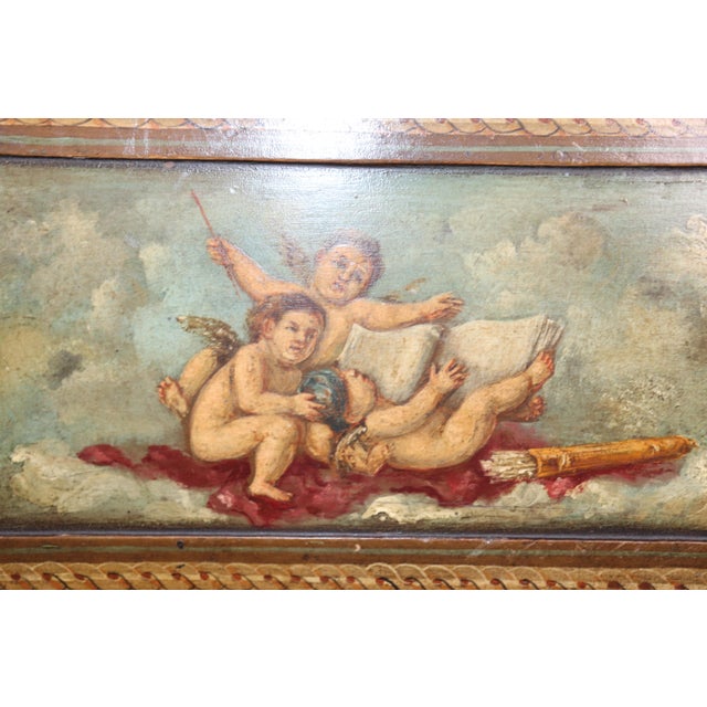 Late 19th Century Antique Adams Style Metal Fire Screen For Sale - Image 5 of 8