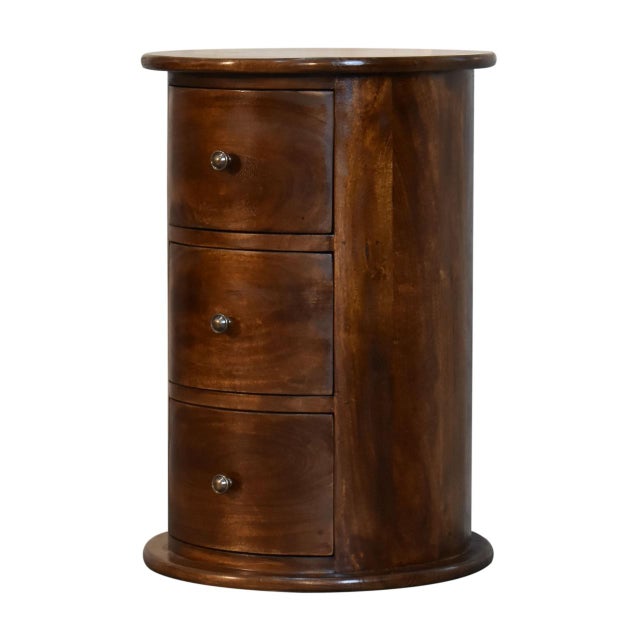 Modern Solid Wood Chestnut Cabinet For Sale - Image 3 of 8