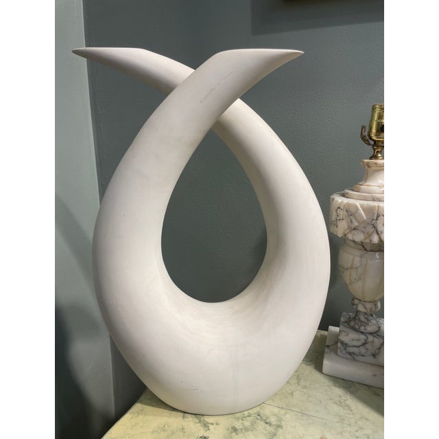 Late 20th Century Set of Four Ceramic Abstract Sculptures For Sale - Image 4 of 5