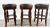 This set of three backless Frontgate bar stools blends classic sophistication with timeless durability. Each stool...