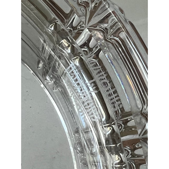 White Waterford Tartan Pattern Crystal Bowls For Sale - Image 8 of 9