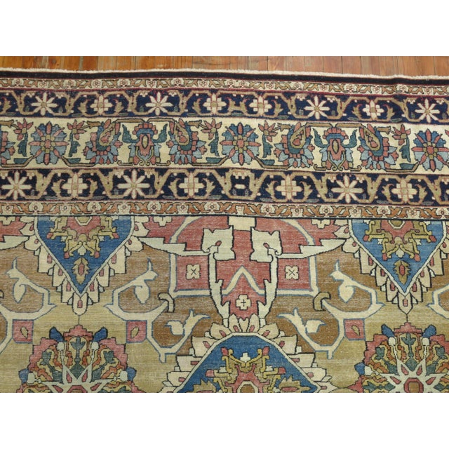Antique Zabihi Collection Lavar Kirman Rug - 8'10" x 12' For Sale - Image 13 of 13