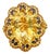 Bochic "Orient" Vintage Yellow Sapphire, Citrine & Sapphire Set 18K Gold & Silver For Sale