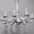 Handcrafted 10-Arm Chandelier in Coated Glass For Sale - Image 16 of 18