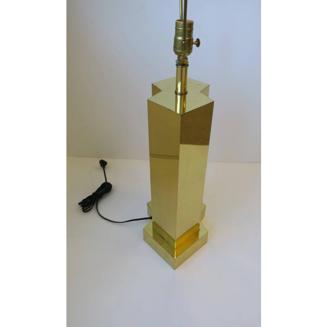 Modern Brass Desk or Table Lamp, Circa 1970s For Sale - Image 10 of 13