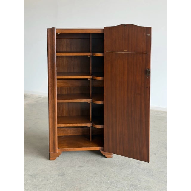 1960s Art Deco Armoire For Sale - Image 4 of 16