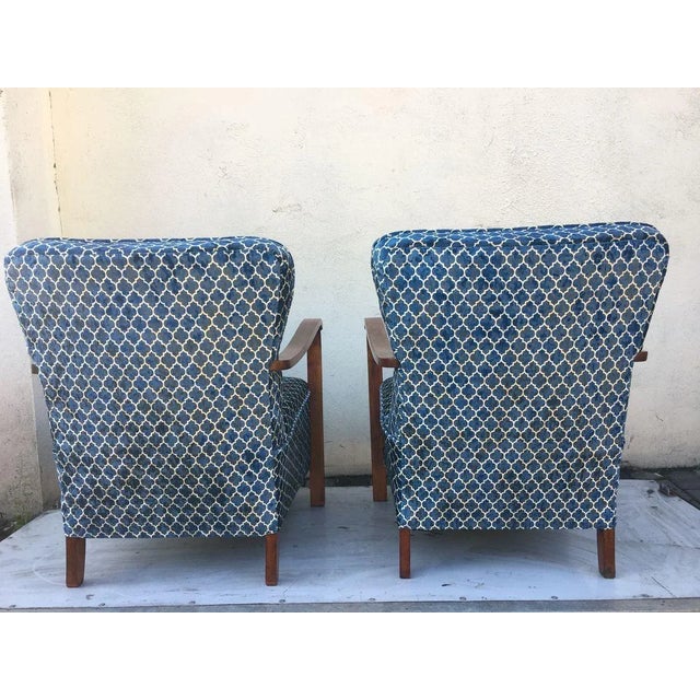 Vintage Armchairs, 1940s, Set of 2 For Sale - Image 10 of 18