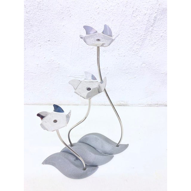 Vintage Candleholders by Alan Schaff for Royal Copenhagen, 1990s, Set of 3 For Sale - Image 5 of 9