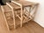 Vintage Chippendale-Style Rattan Nesting Side Tables For Sale - Image 4 of 5