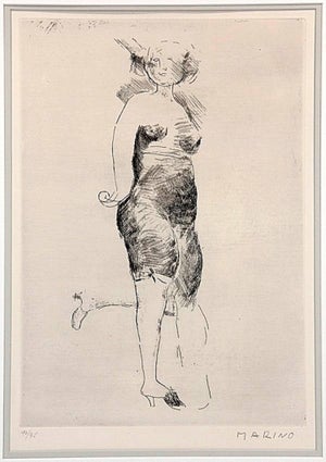 Marino Marini, Marino Marini Etching "Miracle" Hand Signed and Numbered