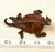 1980s Michael Storey Metal Sculpture Lizard Shelf or Wall Hanging For Sale - Image 11 of 11