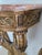 Wood Pair of French Louis 16th Style Giltwood Rouge Marble Top Corner Tables - A Pair For Sale - Image 7 of 14
