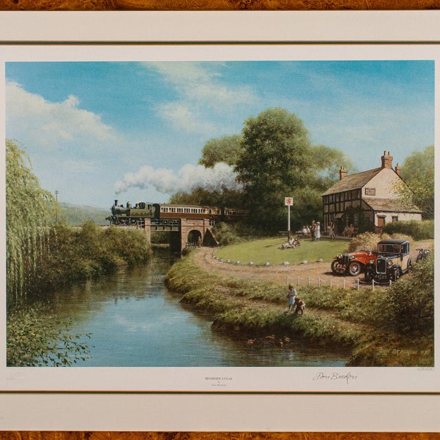 1990's Vintage Railway Print For Sale - Image 4 of 11