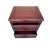 Chinese Oriental Solid Wood Flowers Motif End Table Nightstand For Sale In San Francisco - Image 6 of 8