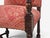 Baroque Style, Large Armchairs, Carved Wood, Red Damask, England, 1920s For Sale - Image 15 of 16