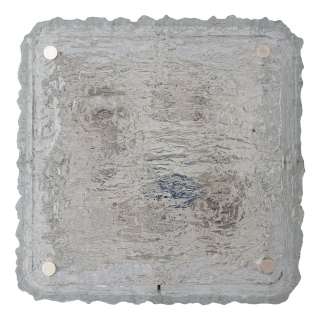 Frosted Glass Ceiling Light from Kaiser Leuchten, 1970s For Sale