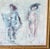 Late 20th-Century “Geisha Girls” Faux Bamboo Frame Lithograph Reproduction Under Glass by Edna Hibel For Sale - Image 11 of 16
