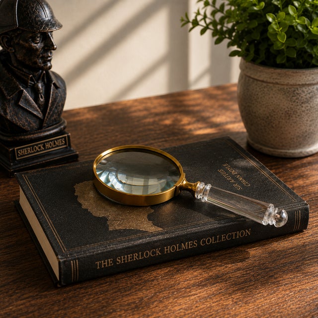 Contemporary Sherlock Magnifying Glass For Sale - Image 3 of 11