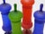 Carlo Moretti 1960s Carlo Moretti Satin Glass Apothecary Jars - Set of 4 For Sale - Image 4 of 6