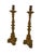 19th Century Antique Italian Baroque Style Gilt Candlesticks Candelabra - A Pair For Sale - Image 10 of 18