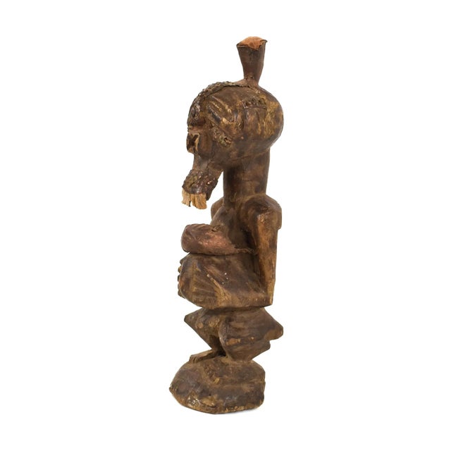 Early 20th Century Songye Nkishi Power Figure Miniature 13 Inch For Sale - Image 4 of 6
