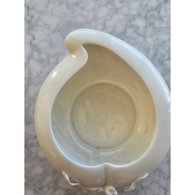 Vintage Chinese Blanc De Chine–Style Lotus Porcelain Bowl With Hallmark For Sale In Washington DC - Image 6 of 10