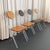 Set of Six Post-Modern r.j.c. Reversible Folding Chairs by René-Jean Caillette For Sale - Image 4 of 9