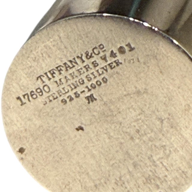 Metal Antique Tiffany & Co. Sterling Silver Travel Talcum Powder Bottle – Circa Early 20th Century For Sale - Image 7 of 7