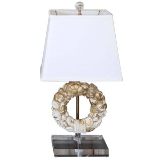 Italian Giltwood Fragment Table Lamp For Sale