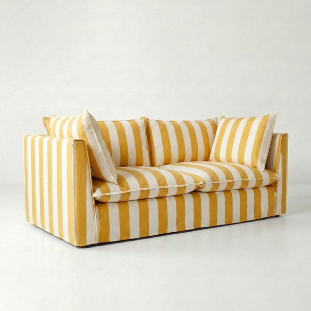 A joyous beautiful sofa made by hand in the USA using natural materials with a large dollop of comfort. 'Tradition with a...