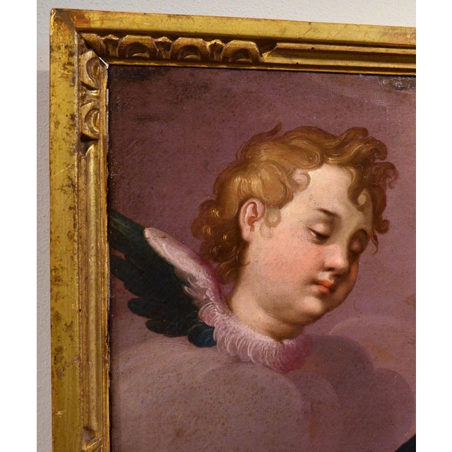 Circle of Scipione Pulzone, Christ & Madonna, 1600, Oil on Canvas For Sale - Image 15 of 18