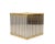Mid-Century Italian Cubic Brass and Chromed Metal Newspaper Rack, 1970s For Sale - Image 6 of 18