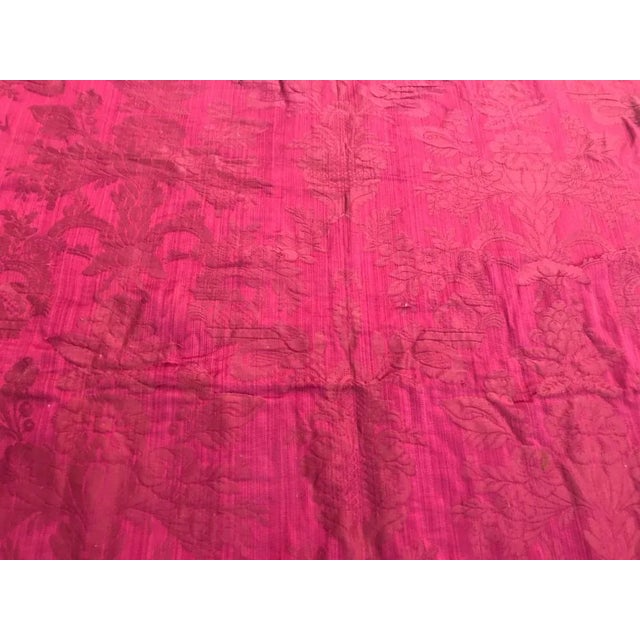 Vintage Red Tablecloth, 1930s For Sale - Image 3 of 10