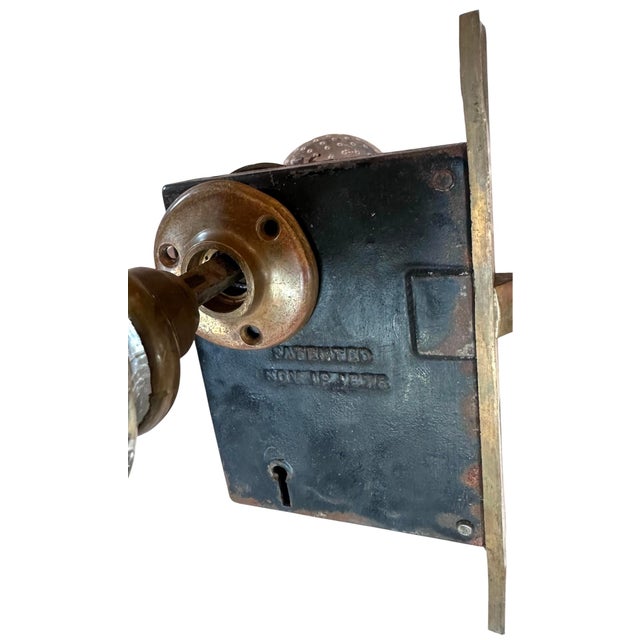 Pairpoint Control Bubble Corbin Locksets and Knobs, Pat 11/19/1878 For Sale - Image 9 of 10