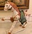 Chinese Large Tany Sancai Style Crackle Glazed War Horse Statue, 17" For Sale - Image 11 of 11