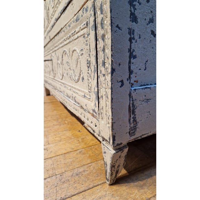 Louis XVI Patinated Chest of Drawers For Sale - Image 12 of 17